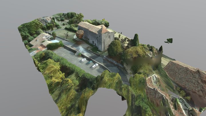 Eglise de Touvre (Charente) 3D Model