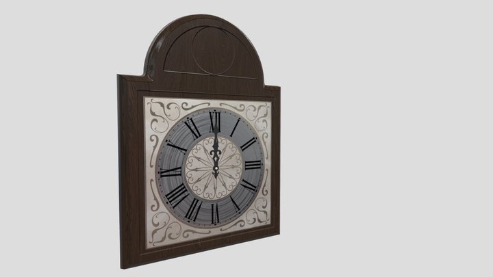 Vintage Clock 3D Model