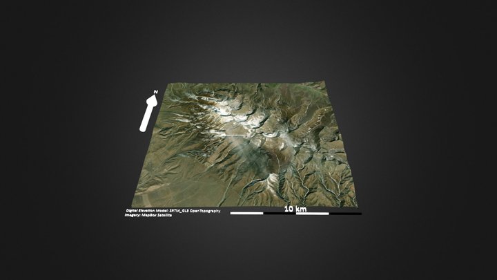 西宁野牛山 – Free 3D Model STL