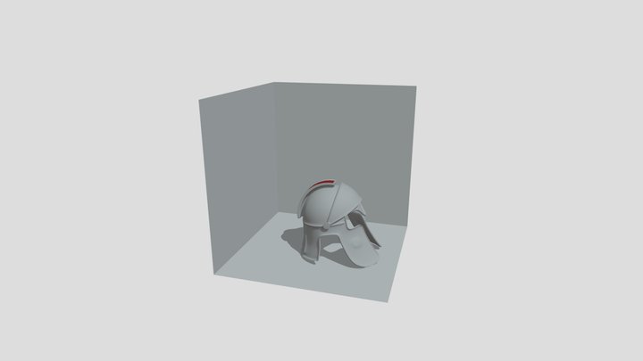 Spartan Helmet 3D Model