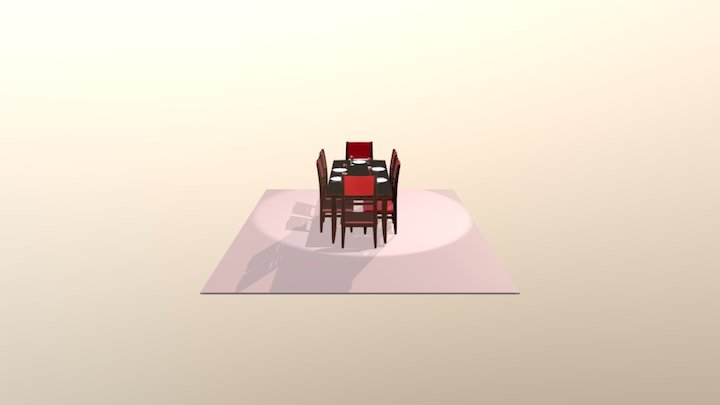 Dining Room 3D Model
