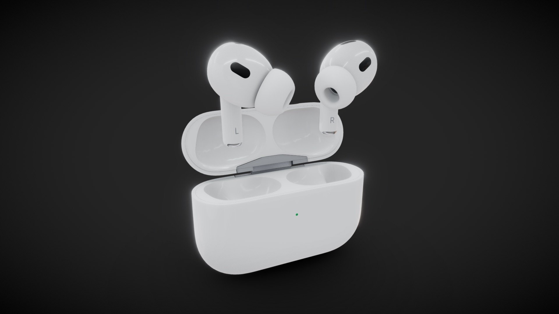 Airpods pro with magsafe charging case - Buy Royalty Free 3D model by ...