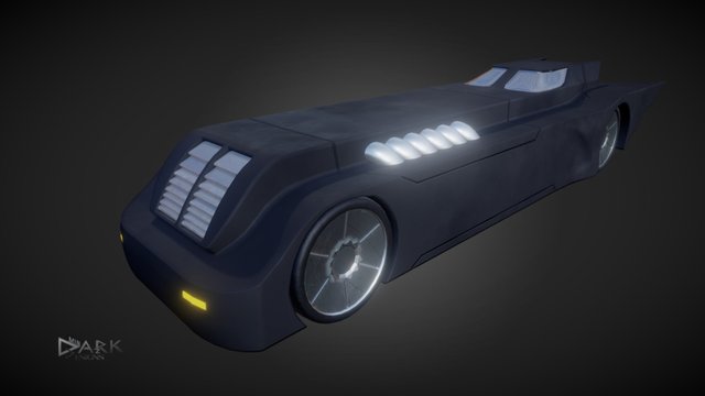 Batman Animated Series Car – Modèle 3D gratuit STL