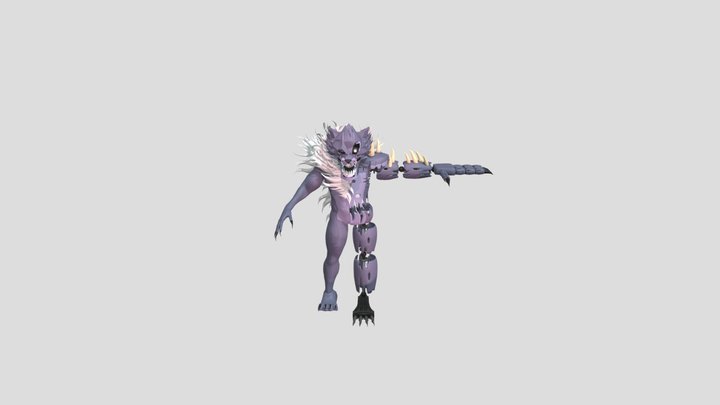 Twisted Wolf 3D Model