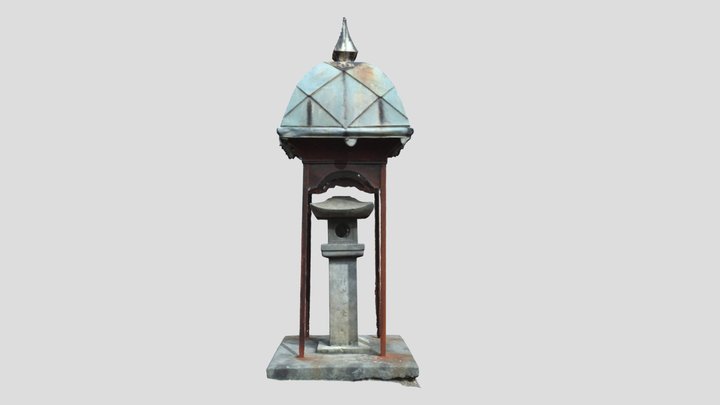 池村常夜燈 3D Model