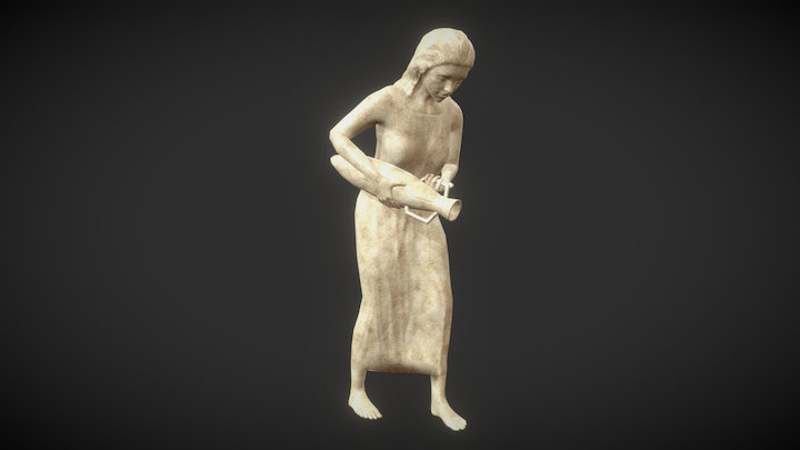 Female Statue 3D Model