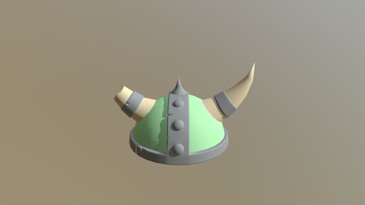 Viking Helmet 3D Model