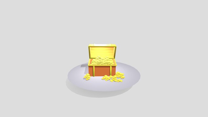 Treasure Chest 3D Model