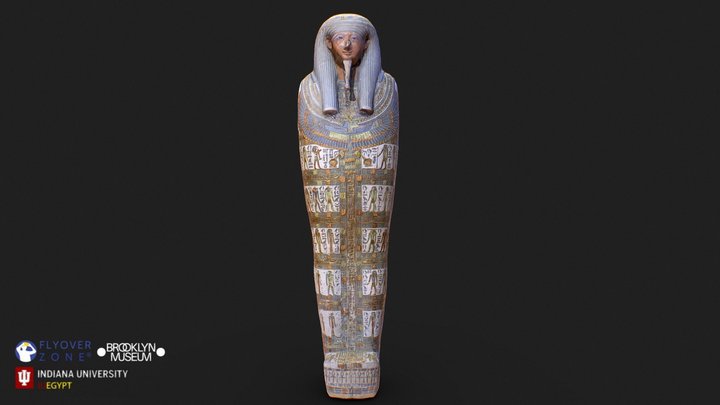 3D rendering of Cartonnage of Nespanetjerenpere
