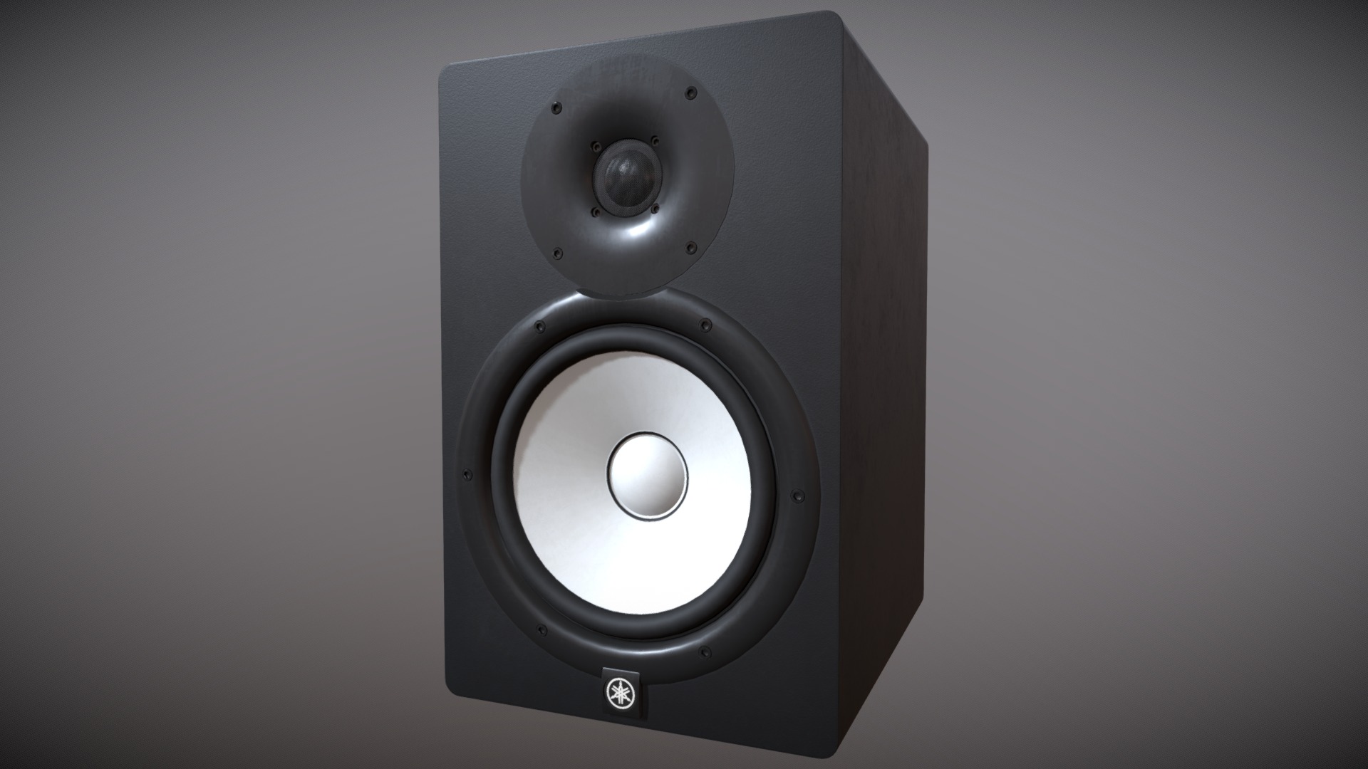 3D model Yamaha HS8 Studio Monitor - This is a 3D model of the Yamaha HS8 Studio Monitor. The 3D model is about a speaker on a wall.