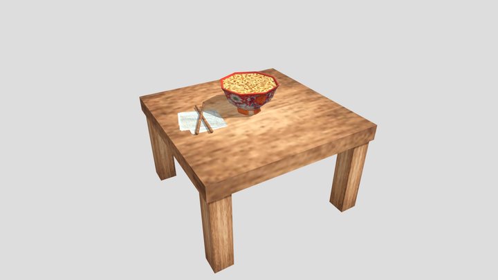 Ramen 3D Model