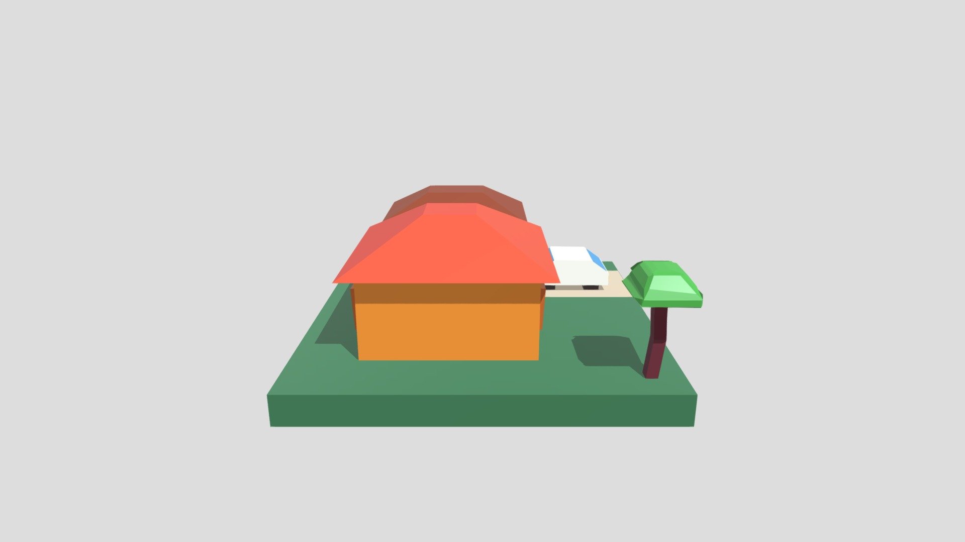 Spangenberg house made with blender