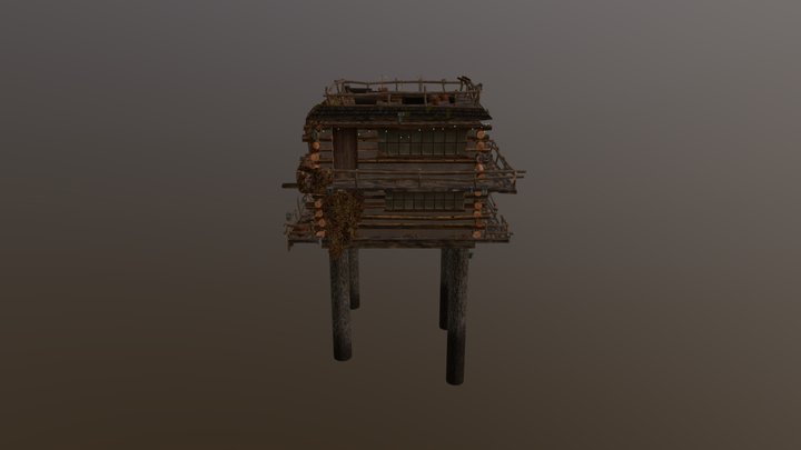 Forest Loner House 3D Model