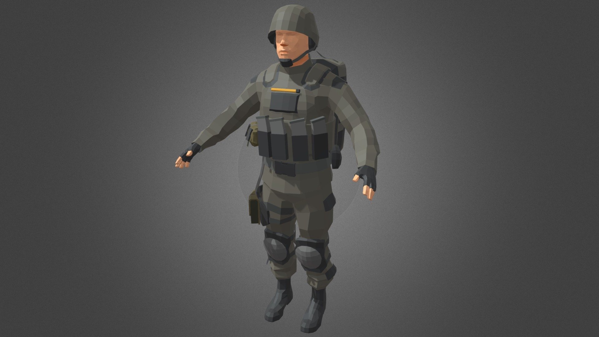 Low Poly Soldier - Buy Royalty Free 3D model by LowPolyCount ...
