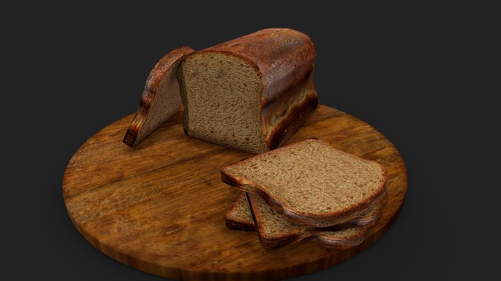 Bread 3D Model