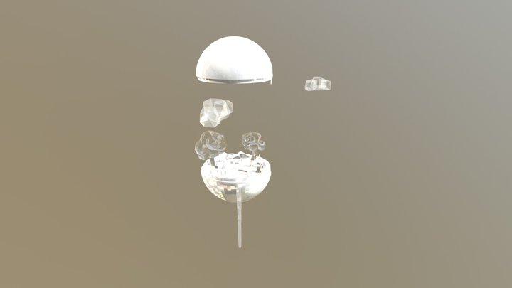 Pokeball Interior 3D Model