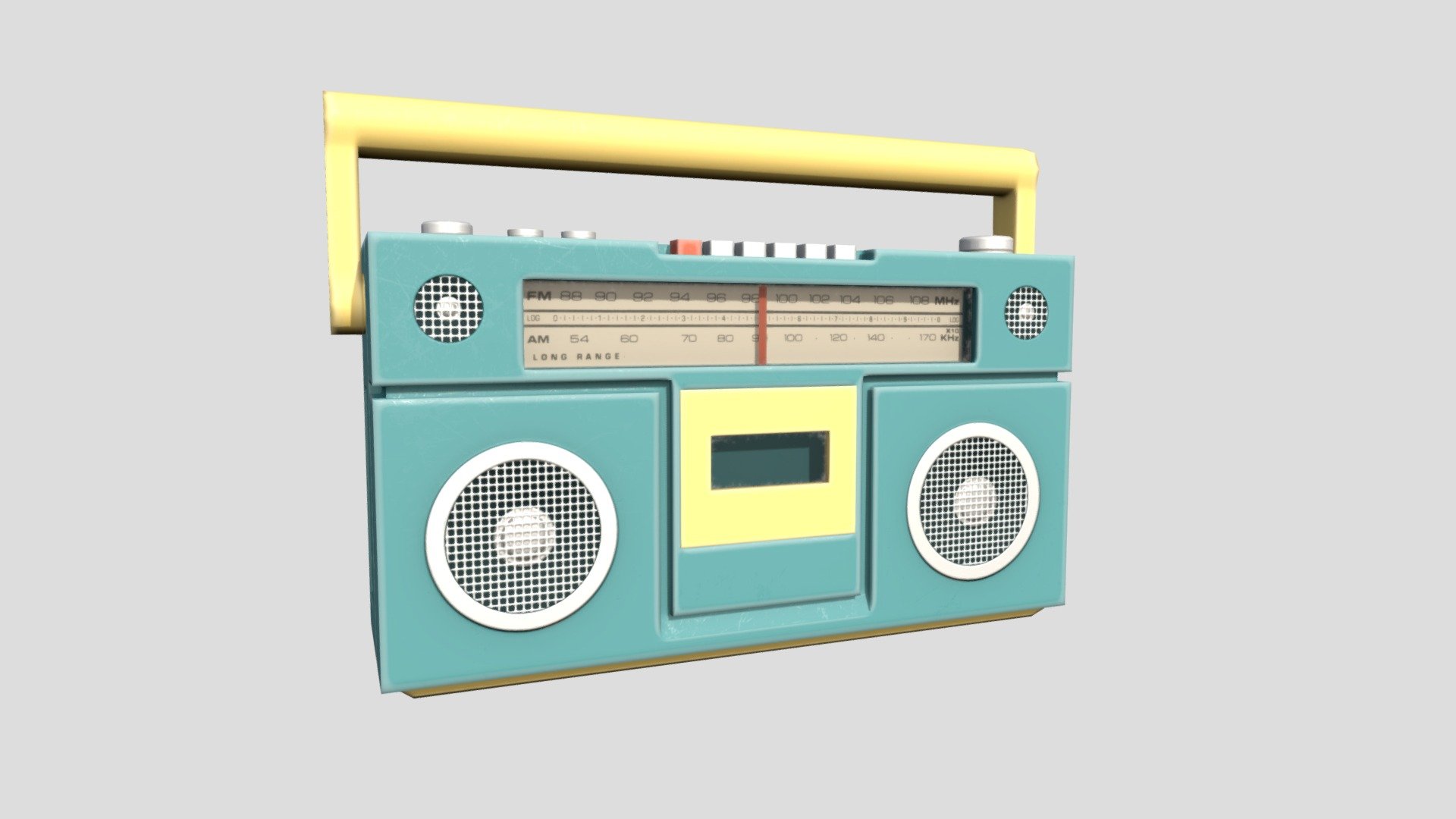 Boombox (rigged) - Download Free 3D model by IDISI [d8323fb] - Sketchfab