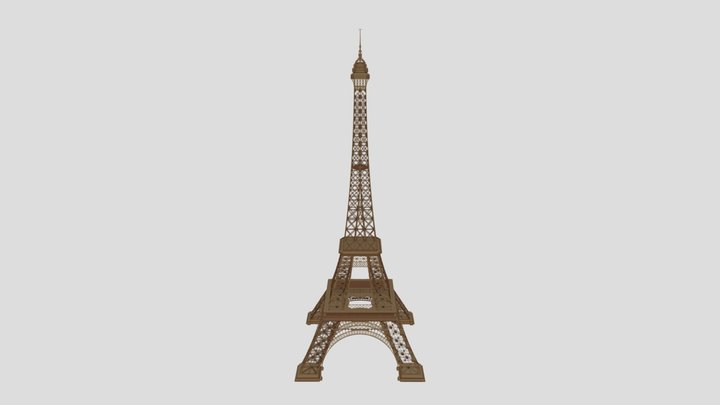Eiffel Tower 3D Model