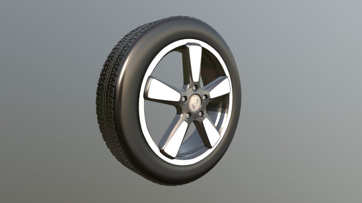 Test Wheels 3D Model