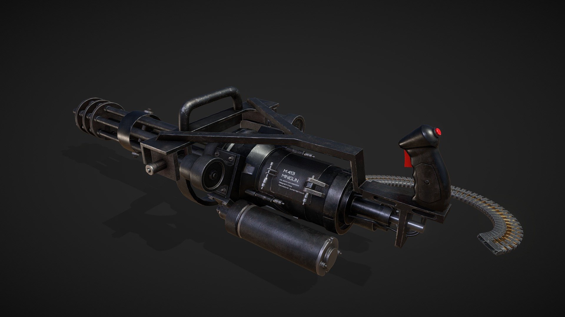 Gun - 3D model by Kan.Suppachai [d834501] - Sketchfab