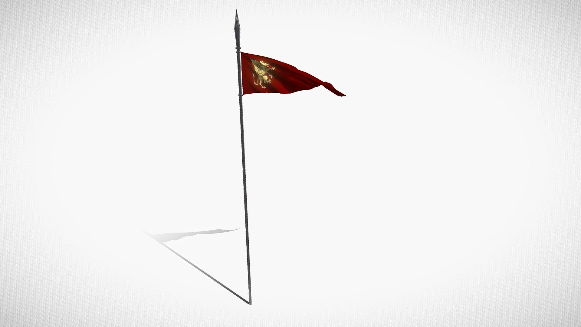 Medieval Flag wind animated - Buy Royalty Free 3D model by Lucid Dreams ...