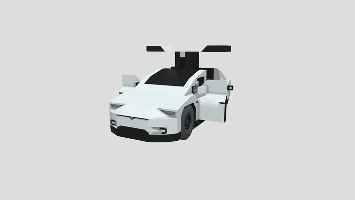 Tesla Model X - Plaid 3D Model