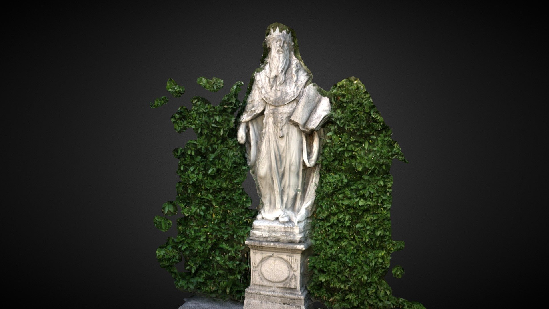 Padua's Botanical Garden Statue