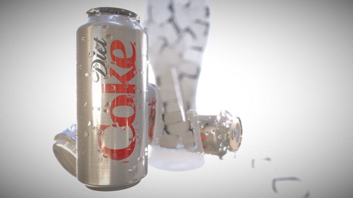 Coke style by parin 3D Model