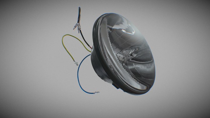 Car Light 4 3D Model