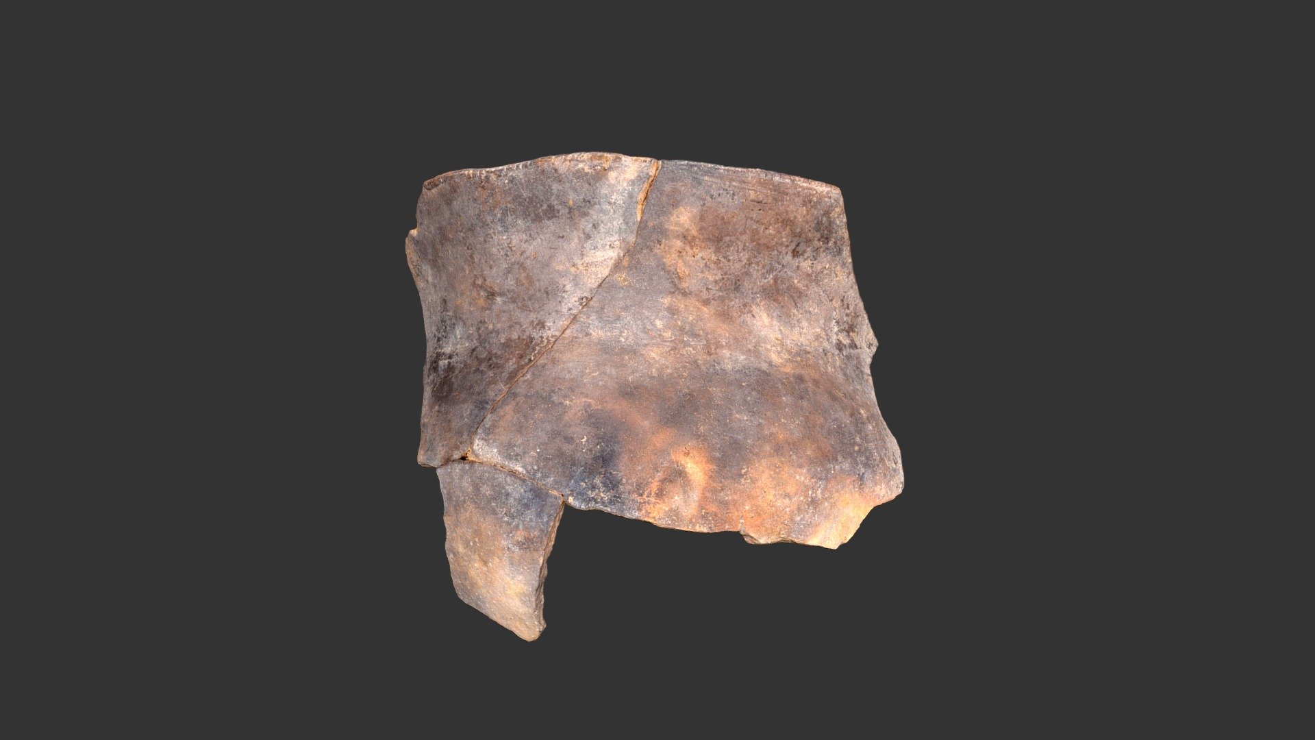 Oldtown Plain Jar Rim (2388p758)