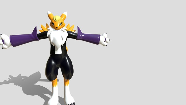 Zoana-the-renamon 3D Model