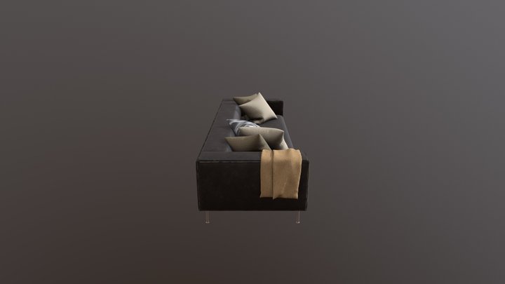 Contemporary Modern Sofa 3D Model