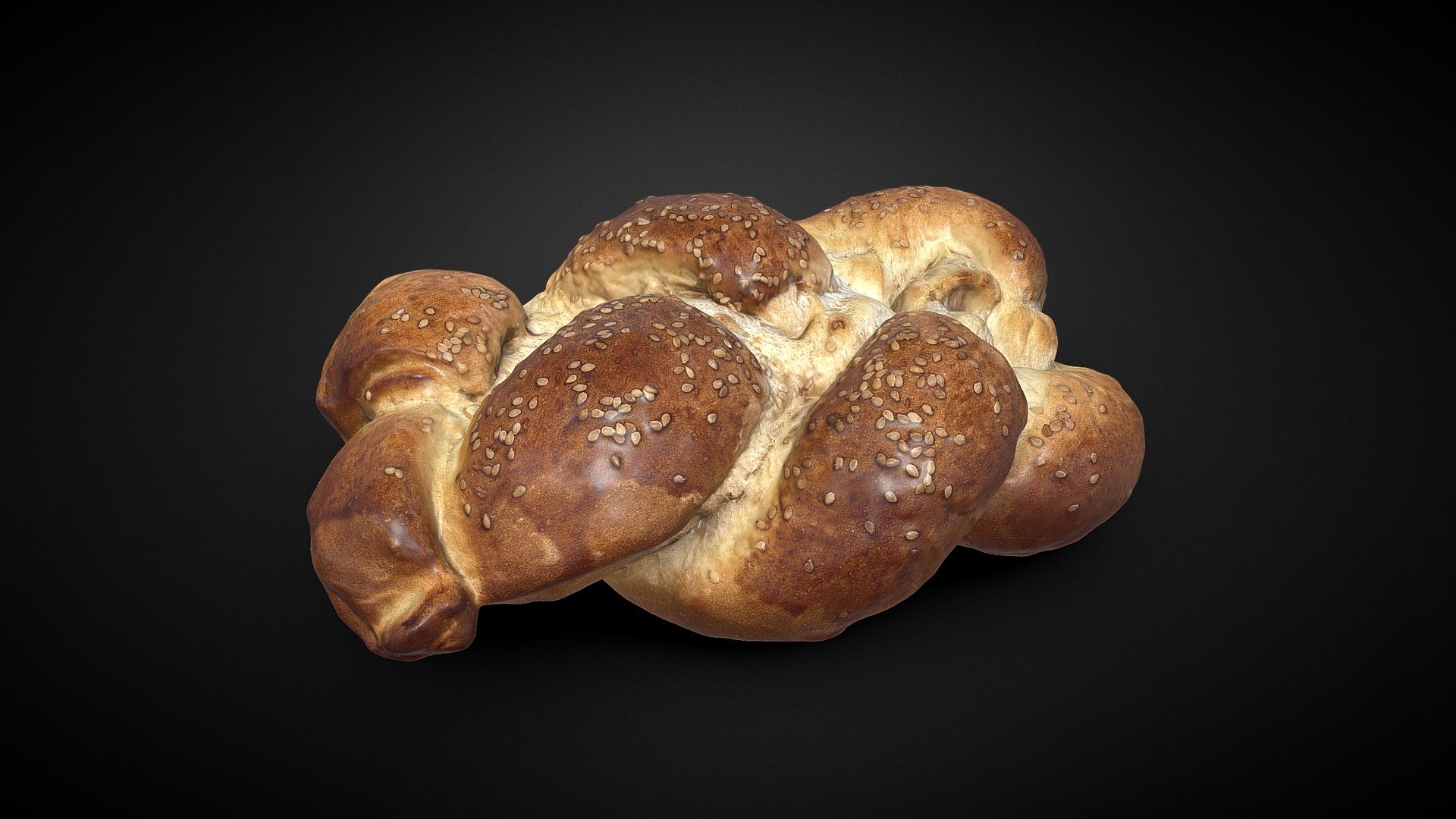 Challah Bread - Apple Object Capture - 3D model by Moshe Caine ...