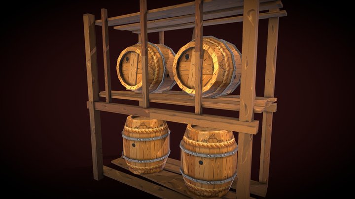 WOOD_SCAFFOLDING ASSETS 3D Model