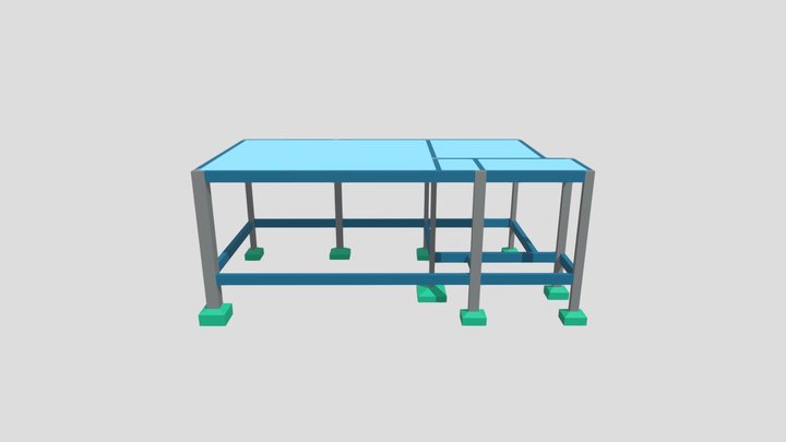ESTRUTURAL - CONDOMÍNIO CERRO AZUL - GOURMET 3D Model