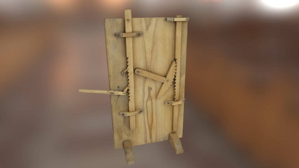 Christopher Polhem mechanical wooden modelTM1989