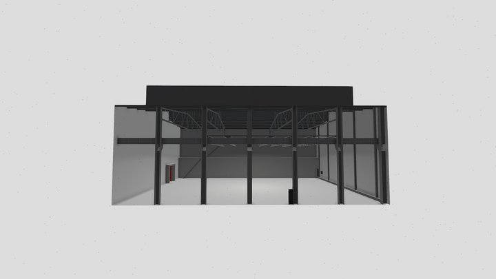 ПАВИЛЬОН №5 ПОДЪЕМНАЯ 3D Model