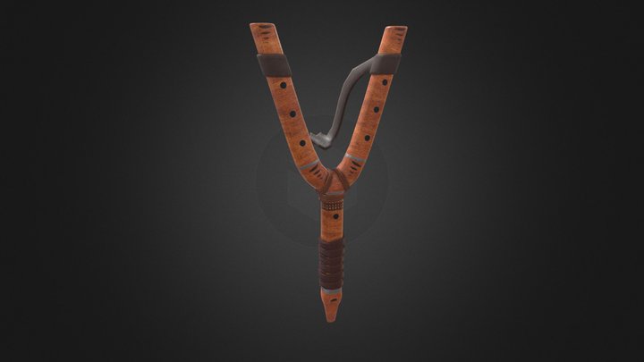 Flute Slingshot 3D Model