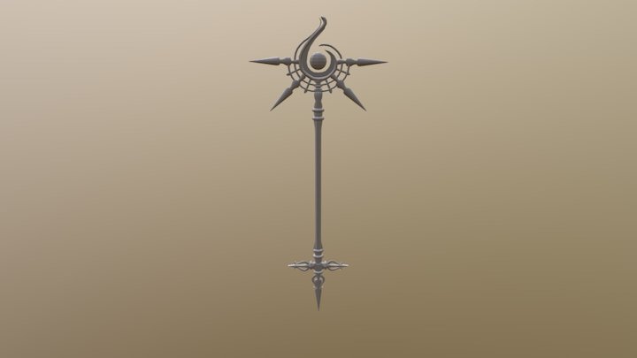 White Knight Chronicles - Staff (No textures) 3D Model