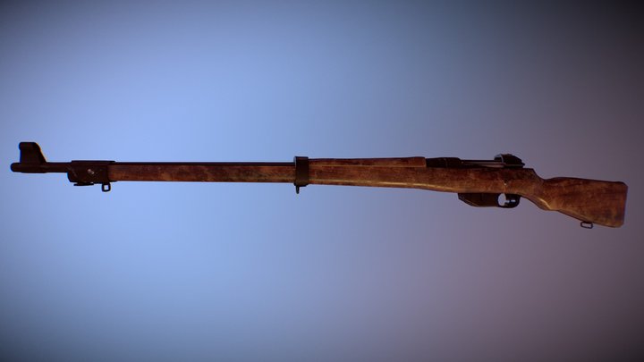 Ross Rifle MK III 3D Model