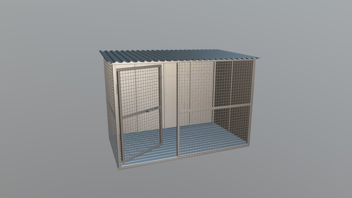 Вальер 1400х2500 3D Model