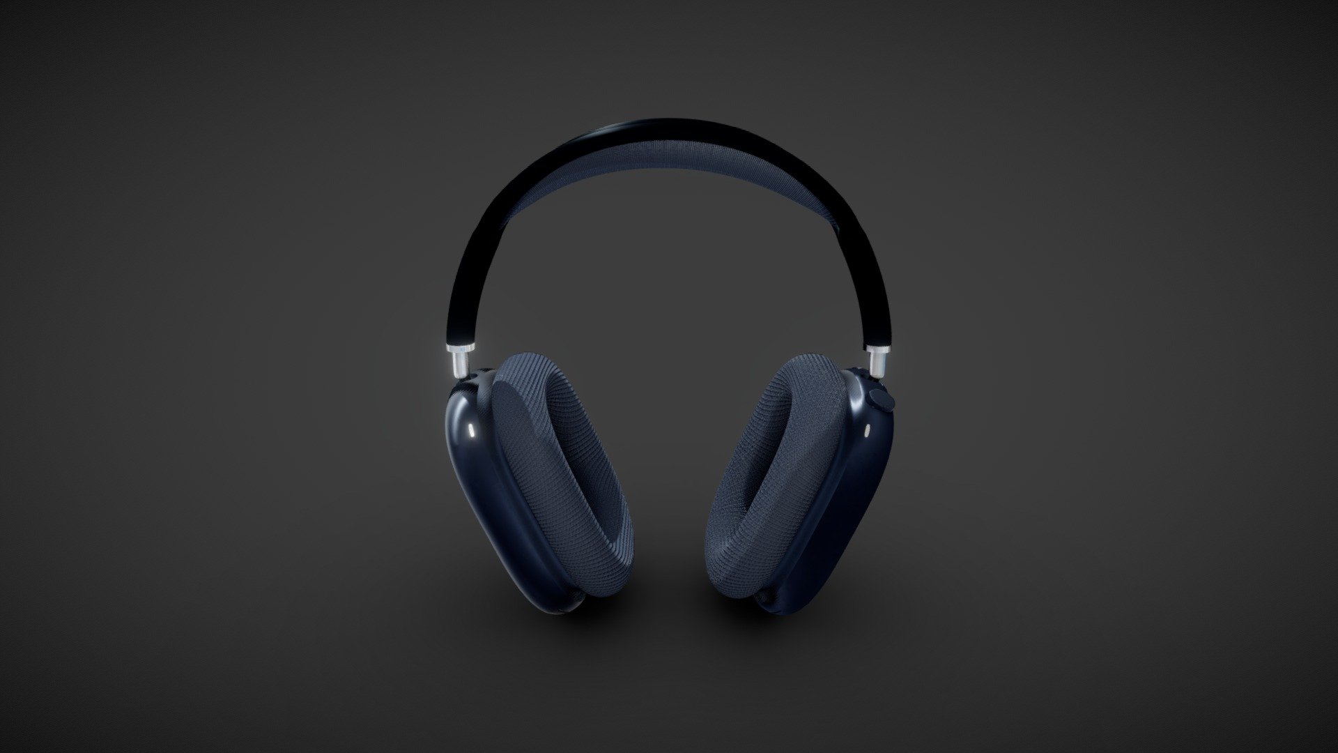 AirPods Max – Midnight (3D Model) - 3D model by iamsaahilkhanna