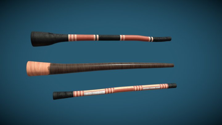 Didgeridoo 3D Model
