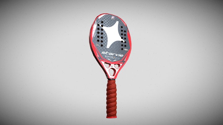 Beach Tennis Racket -- STARVIE 3D Model