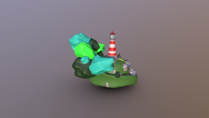 Monster Garden 3D Model