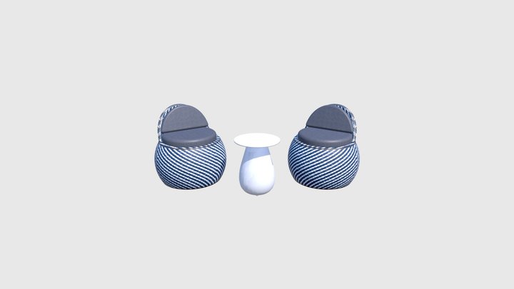 docent_table_set 3D Model