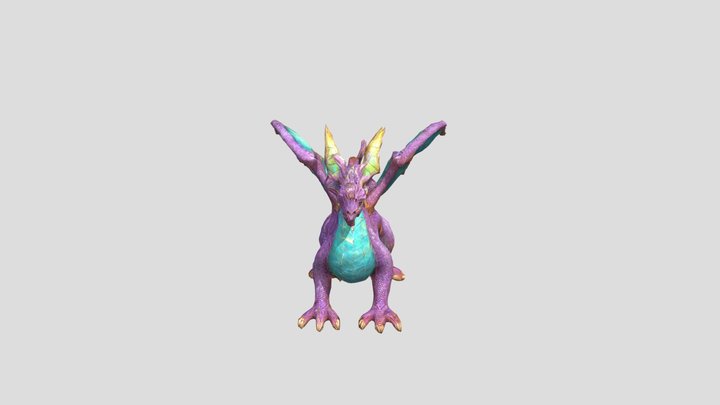 “Create_a_majestic_dragon_with_iridescent_scales 3D Model
