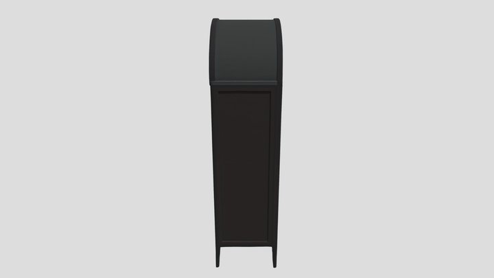 Black Wood Cabinet