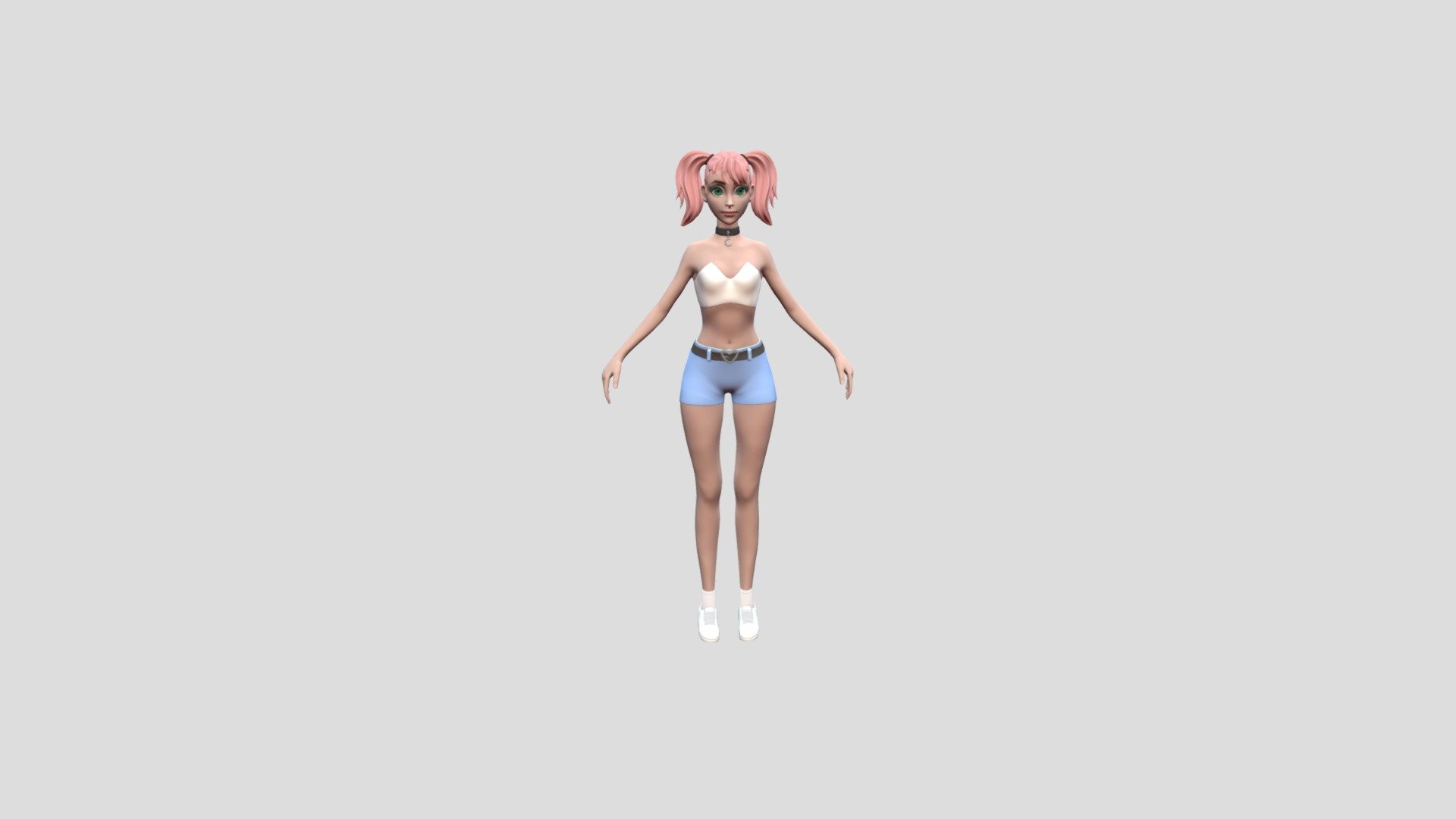 Stylized 3D character - 3D model by a.kripakova [d8435e6] - Sketchfab