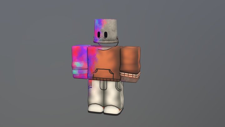 Bucket Guy 3D Model